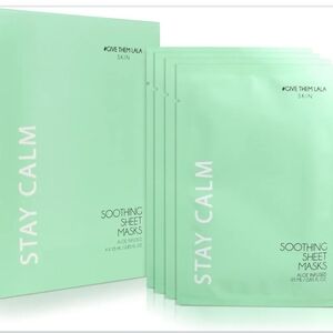 Give Them Lala, Stay Calm Aloe Skin Soothing Sheet Masks Lala Kent VPR
